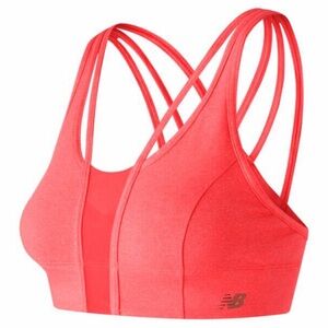 New Balance hot pink racerback sports bra